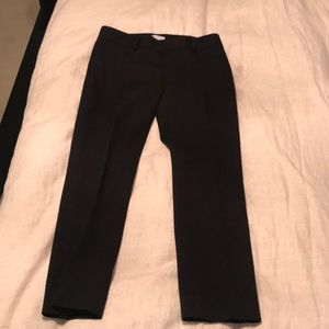 Club Monaco Black crop textured pants